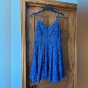 Teeze Me Royal Blue Lace Dress